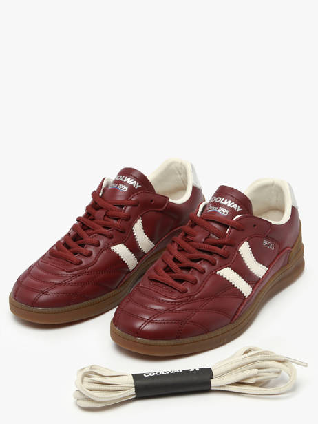 Sneakers Uit Leder Coolway Rood women 7693165 ander zicht 2